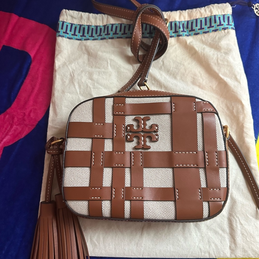 Designer camera bag style purse.